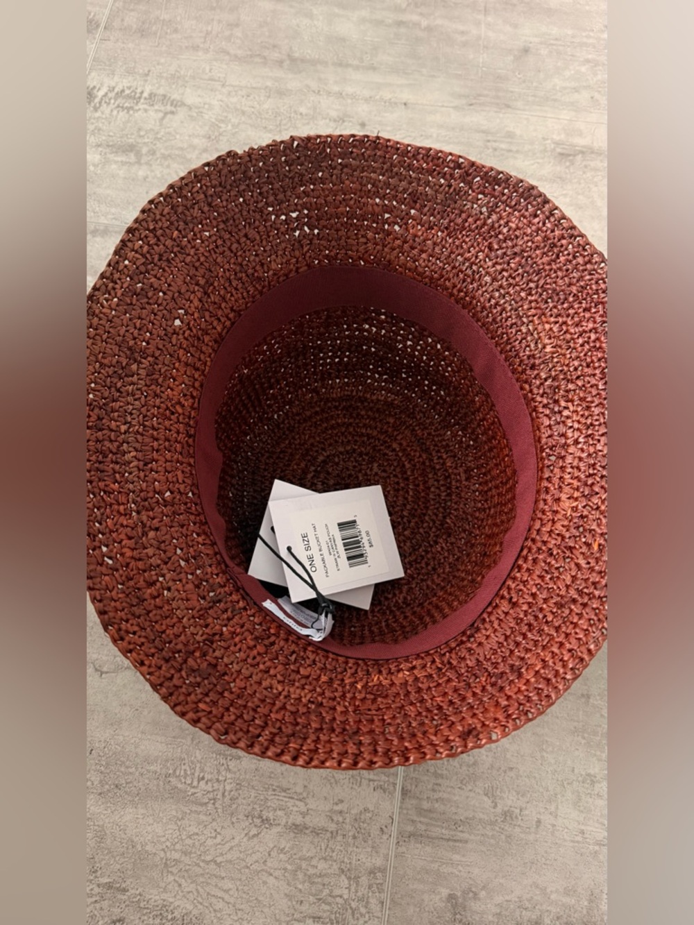NEW NWT Onia Raffia Golden Khaki Bucket Hat — Straw - Picture 10 of 10